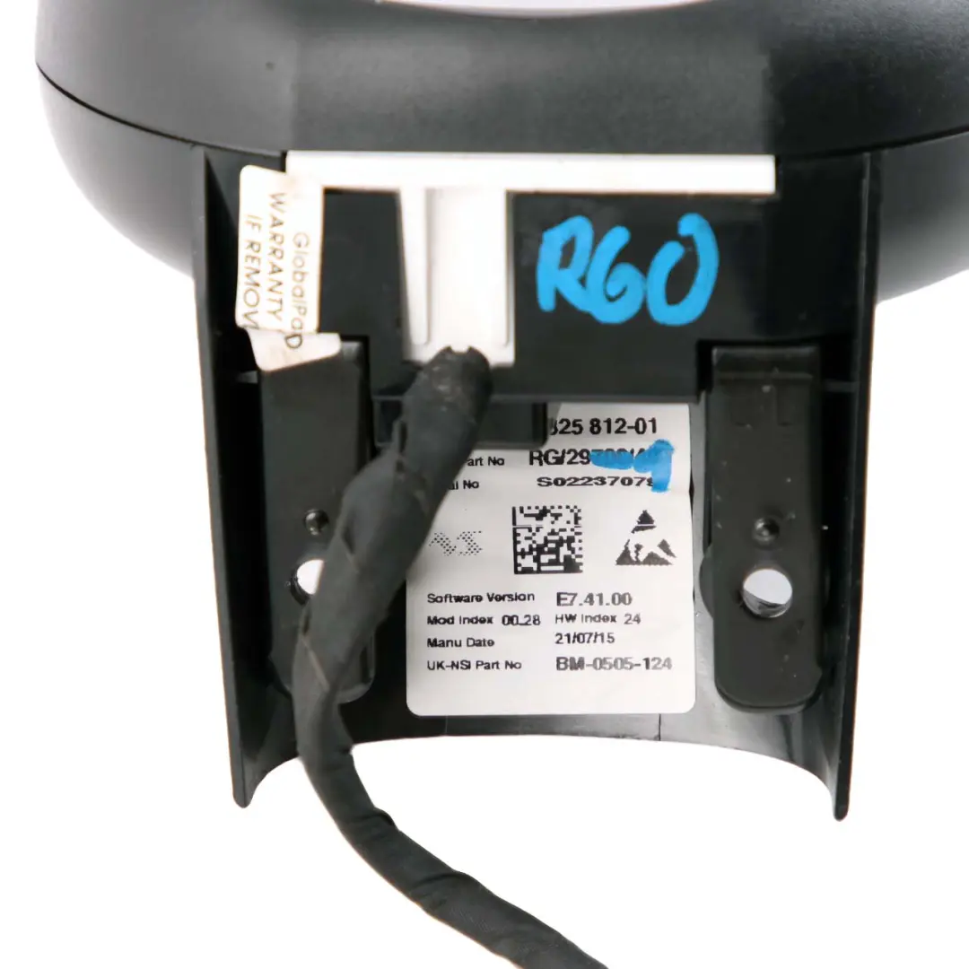  Contagiri Mini Cooper R55 LCI R60 Contagiri Scuro - SKU 9325812-1 - Numero di parte 9325812