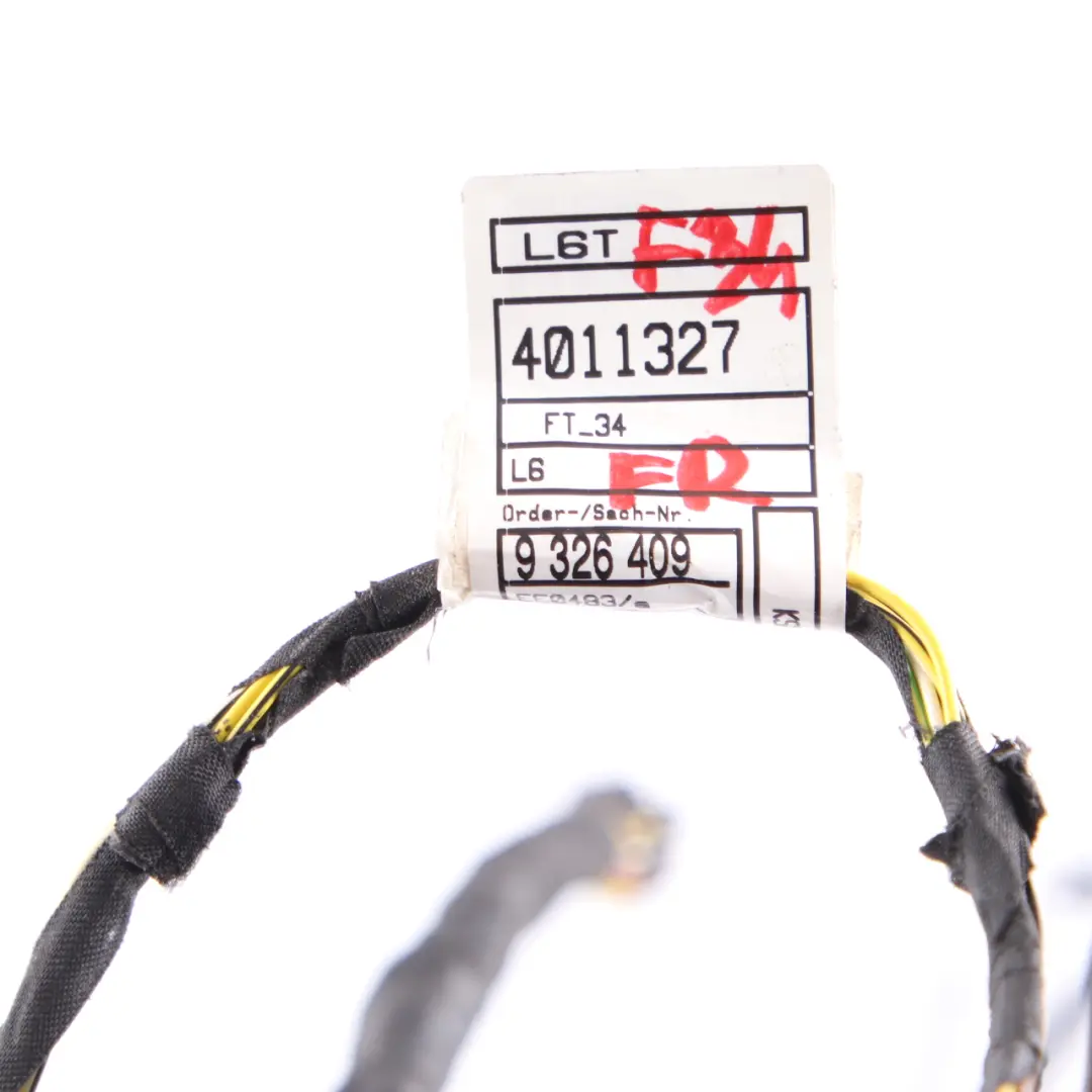  Door Wiring Harness BMW F31 F34 Front Driver Door Wiring Loom Cables - SKU 9326409 - Part number 9326409
