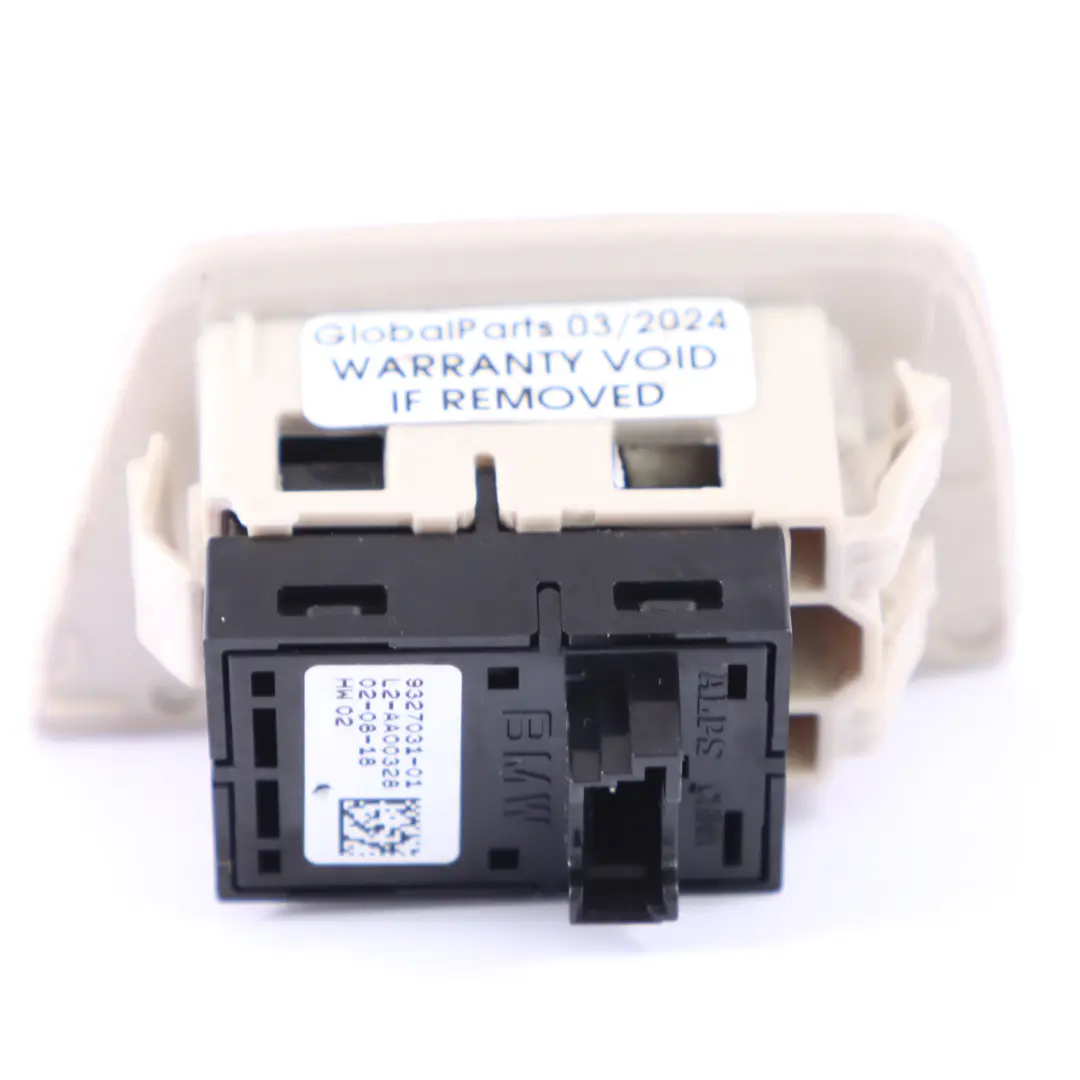 BMW X3 G01 Interruptor Elevalunas Puerta Trasera Delantera Botón Control - SKU 9327031-1 - Número de pieza 9327031