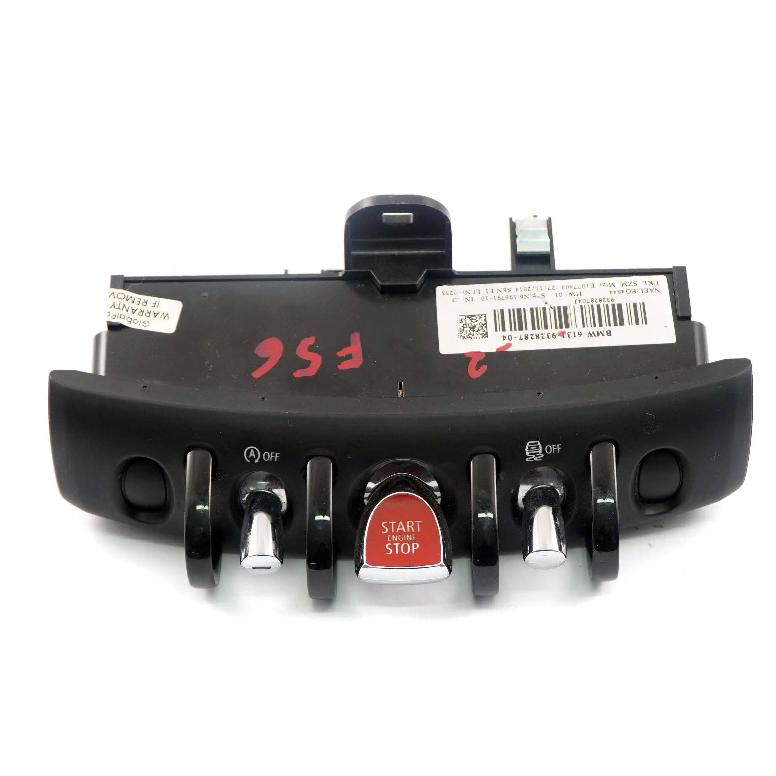 Mini F55 F56 F57 Centro di Commutazione Mittelkonsole Start/Stop Interruttore