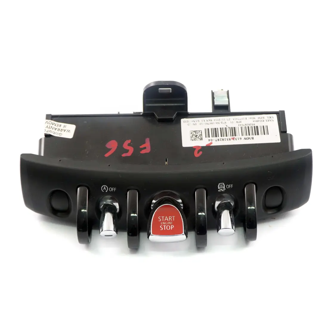 Consola De control Interruptor De arranque/parada para Mini F55 F56 F57 con número de pieza 9328287 Mini F55 F56 F57 Consola De control Interruptor De arranque/parada - SKU 9328287-2 - Número de pieza 9328287