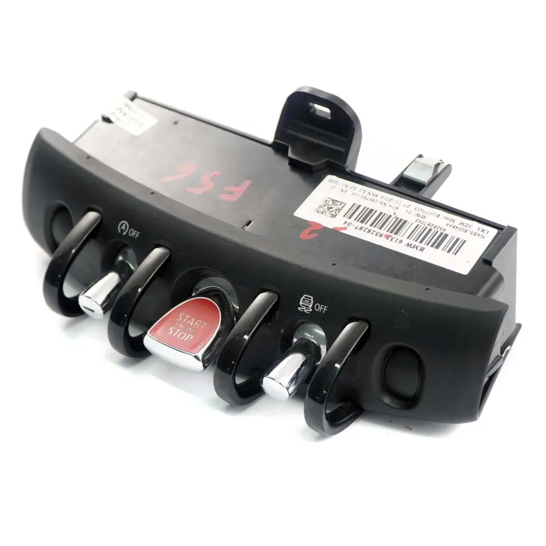 Centro di Commutazione Mittelkonsole Start/Stop Interruttore per Mini F55 F56 F57 con numero di parte 9328287 Mini F55 F56 F57 Centro di Commutazione Mittelkonsole Start/Stop Interruttore - SKU 9328287-2 - Numero di parte 9328287