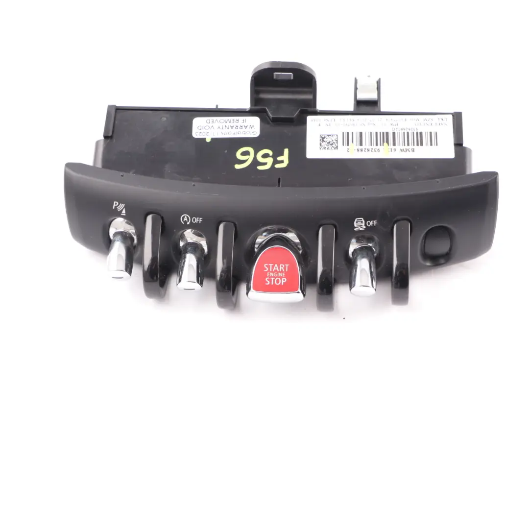 Mini F55 F56 F57 Switch Unit Centre Console Start Stop Button Panel - SKU 9328288 - Part number 9328288