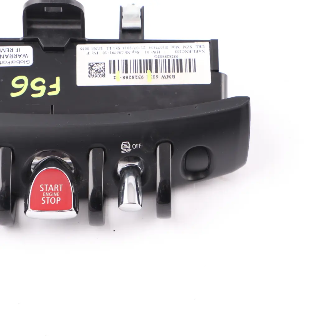 Unité commutation Console centrale Bouton démarrage pour Mini F55 F56 F57 à propos du numéro de pièce 9328288 Mini F55 F56 F57 Unité commutation Console centrale Bouton démarrage - SKU 9328288 - Numéro de pièce 9328288