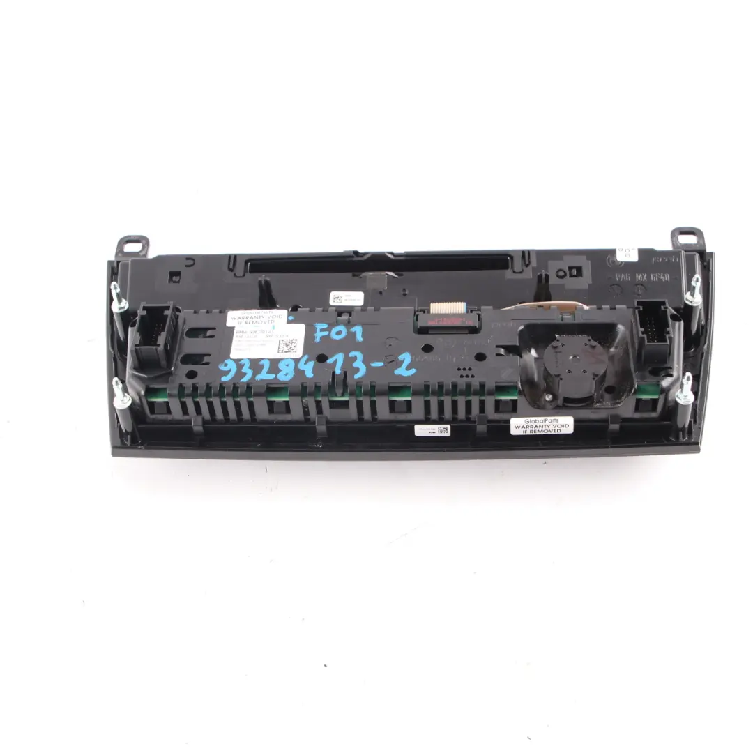 BMW F01 F02 Radio Air Conditioning A/C Switch Control Unit Panel 9331872 - SKU 9328413-2 - Part number 9328413