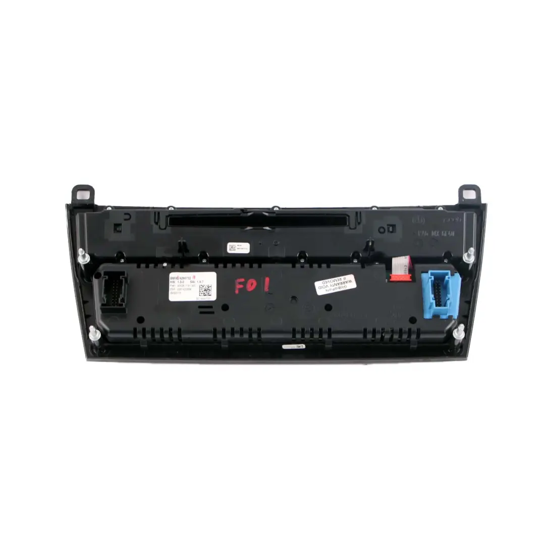 BMW 7 F01 F02 Radio Air Conditioning A/C Switch Control Unit Panel 9290732 - SKU 9328413 - Part number 9328413