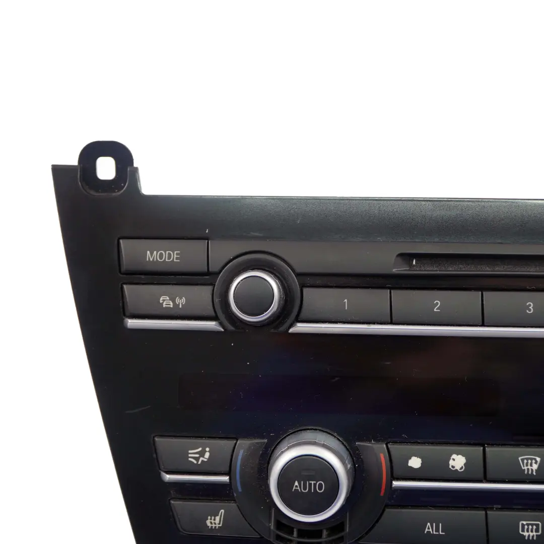 Unidad Control Radio Acondicionador Aire Modulo Panel Recorte para BMW F07 GT con número de pieza 9328419 BMW F07 GT Unidad Control Radio Acondicionador Aire Modulo Panel Recorte - SKU 9328419 - Número de pieza 9328419