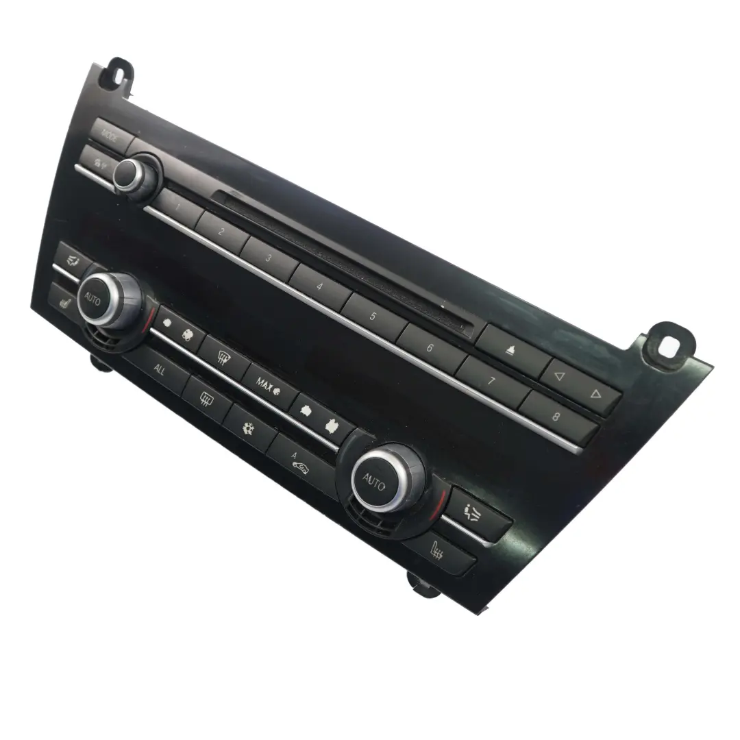 Unidad Control Radio Acondicionador Aire Modulo Panel Recorte para BMW F07 GT con número de pieza 9328419 BMW F07 GT Unidad Control Radio Acondicionador Aire Modulo Panel Recorte - SKU 9328419 - Número de pieza 9328419