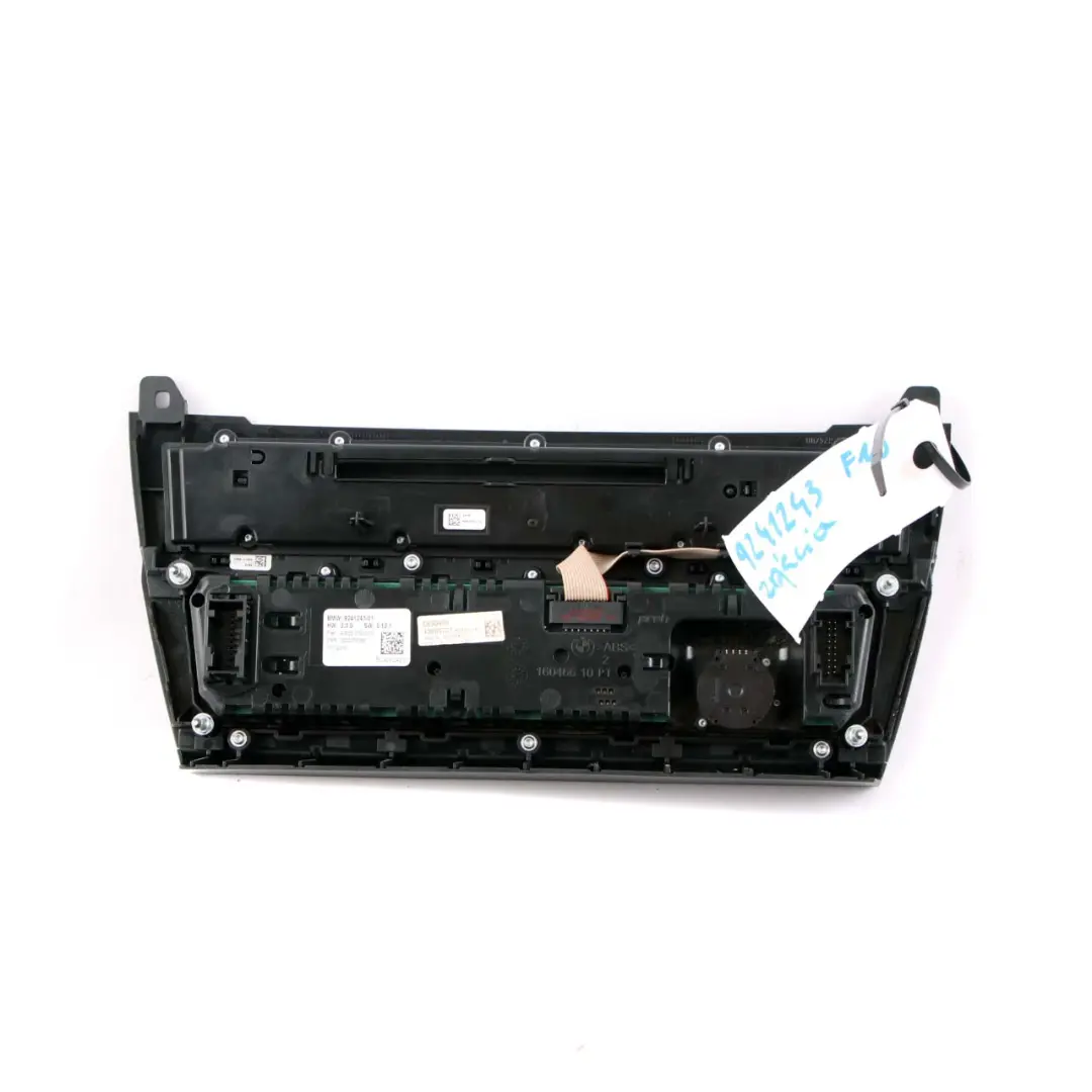 BMW F10 F11 Panneau Commande Climatisation Radio Noir 9241243 - SKU 9328424-3 - Numéro de pièce 9328424