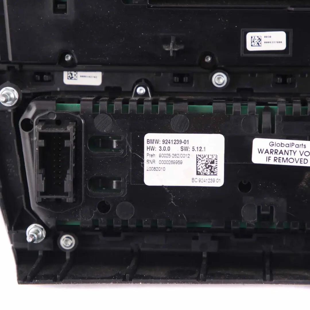 Radio Air Conditioning A/C Control Switch Unit Panel Black 9241239 to BMW F10 F11 with Part number 9328424 BMW F10 F11 Radio Air Conditioning A/C Control Switch Unit Panel Black 9241239 - SKU 9328424-4 - Part number 9328424