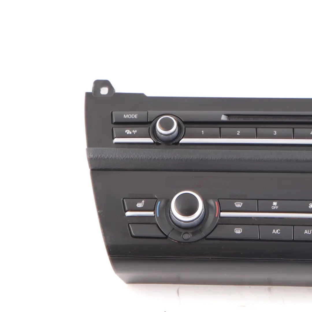 BMW F10 F11 Radio Air Conditioning A/C Control Switch Unit Panel Black 9317666 - SKU 9328424-5 - Part number 9328424