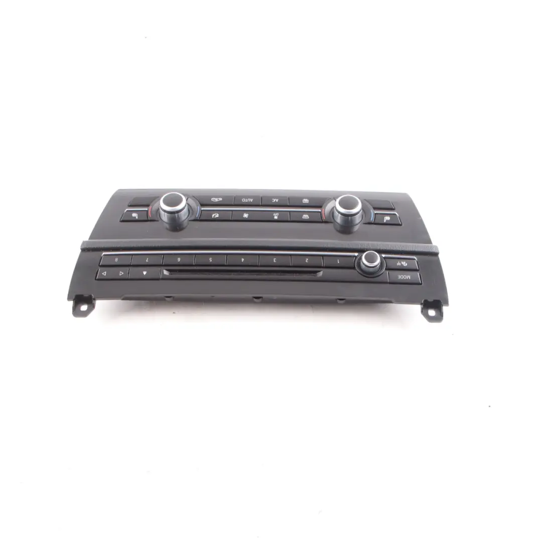 BMW F10 F11 Radio Air Conditioning A/C Control Switch Unit Panel Black 9317666 - SKU 9328424-5 - Part number 9328424