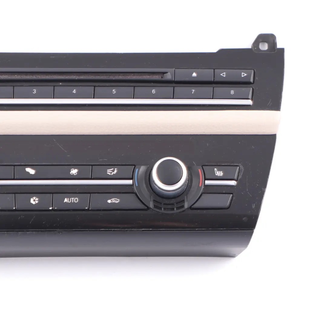 Radio Air Conditioning A/C Control Switch Unit Panel Beige 9285341 to BMW F10 F11 with Part number 9328424 BMW F10 F11 Radio Air Conditioning A/C Control Switch Unit Panel Beige 9285341 - SKU 9328424-6 - Part number 9328424