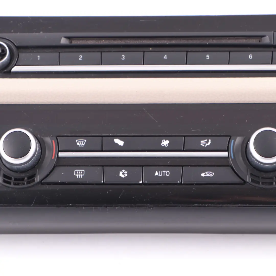 BMW F10 F11 Radio Klimaanlage A/C Steuergerät Schalttafel Beige 9285341 - SKU 9328424-6 - Teilenummer 9328424