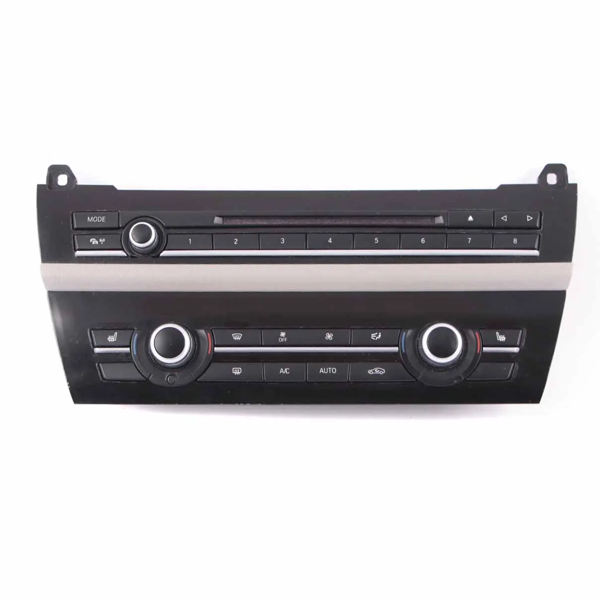 BMW 5 F10 F11 Radio Air Conditioning A/C Control Switch Unit Panel Black 9306149