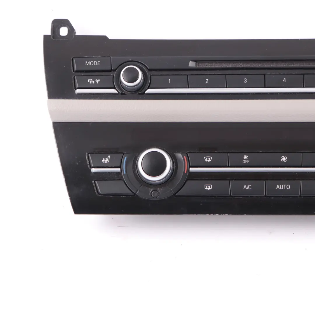 BMW 5 F10 F11 Radio Air Conditioning A/C Control Switch Unit Panel Black 9306149 - SKU 9328424 - Part number 9328424