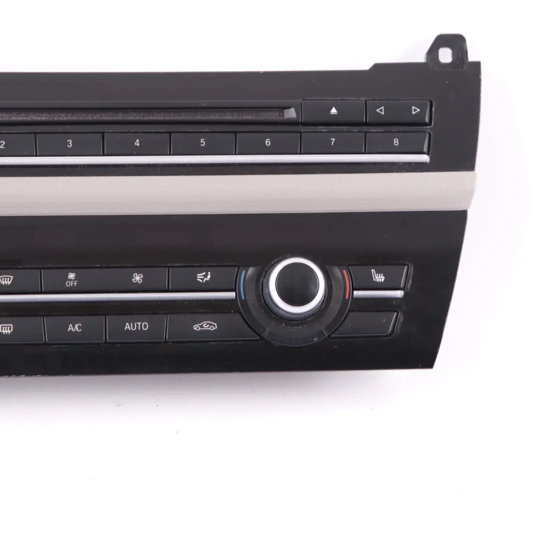 BMW 5 F10 F11 Radio Air Conditioning A/C Control Switch Unit Panel Black 9306149 - SKU 9328424 - Part number 9328424