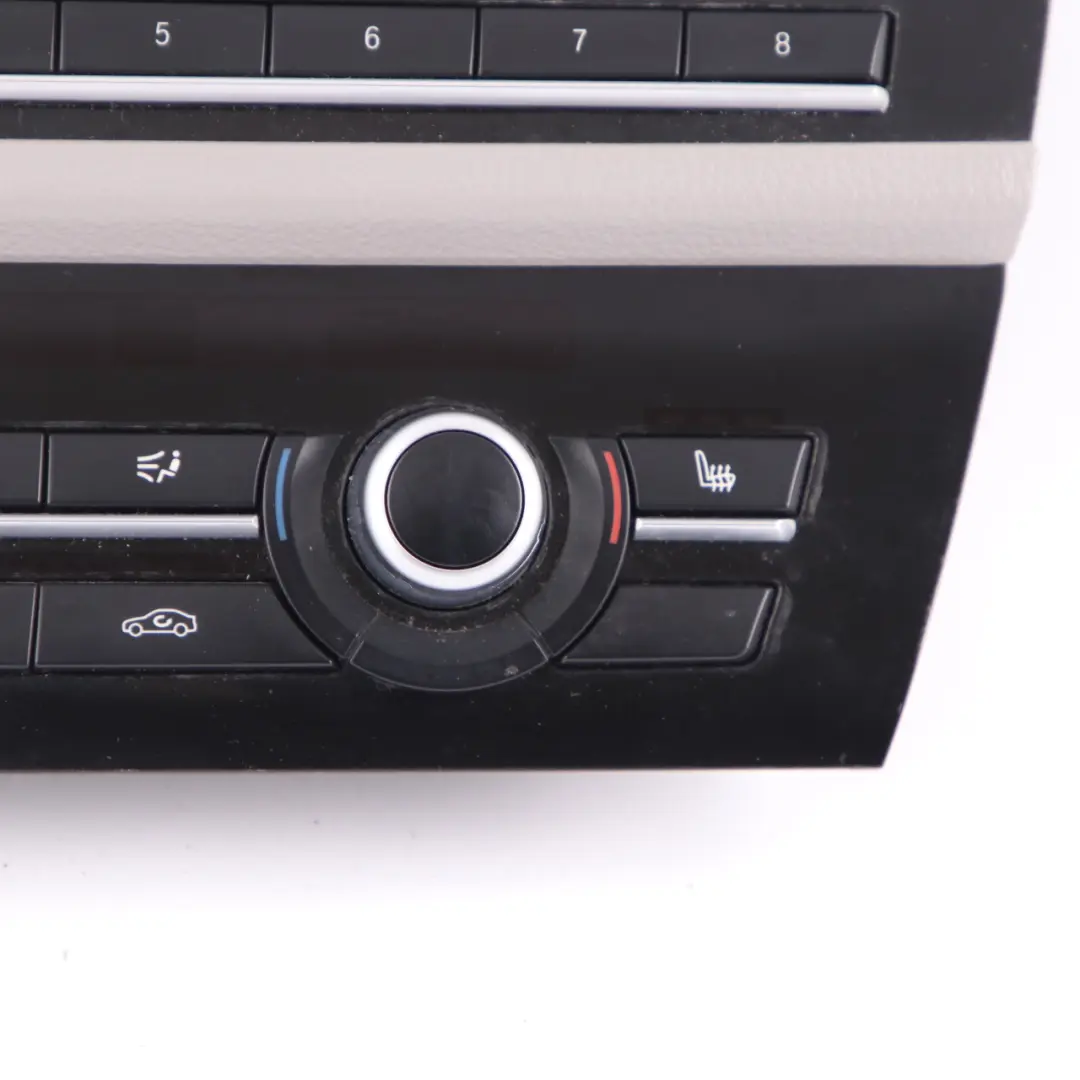 BMW 5 F10 F11 Radio Air Conditioning A/C Control Switch Unit Panel Black 9306149 - SKU 9328424 - Part number 9328424