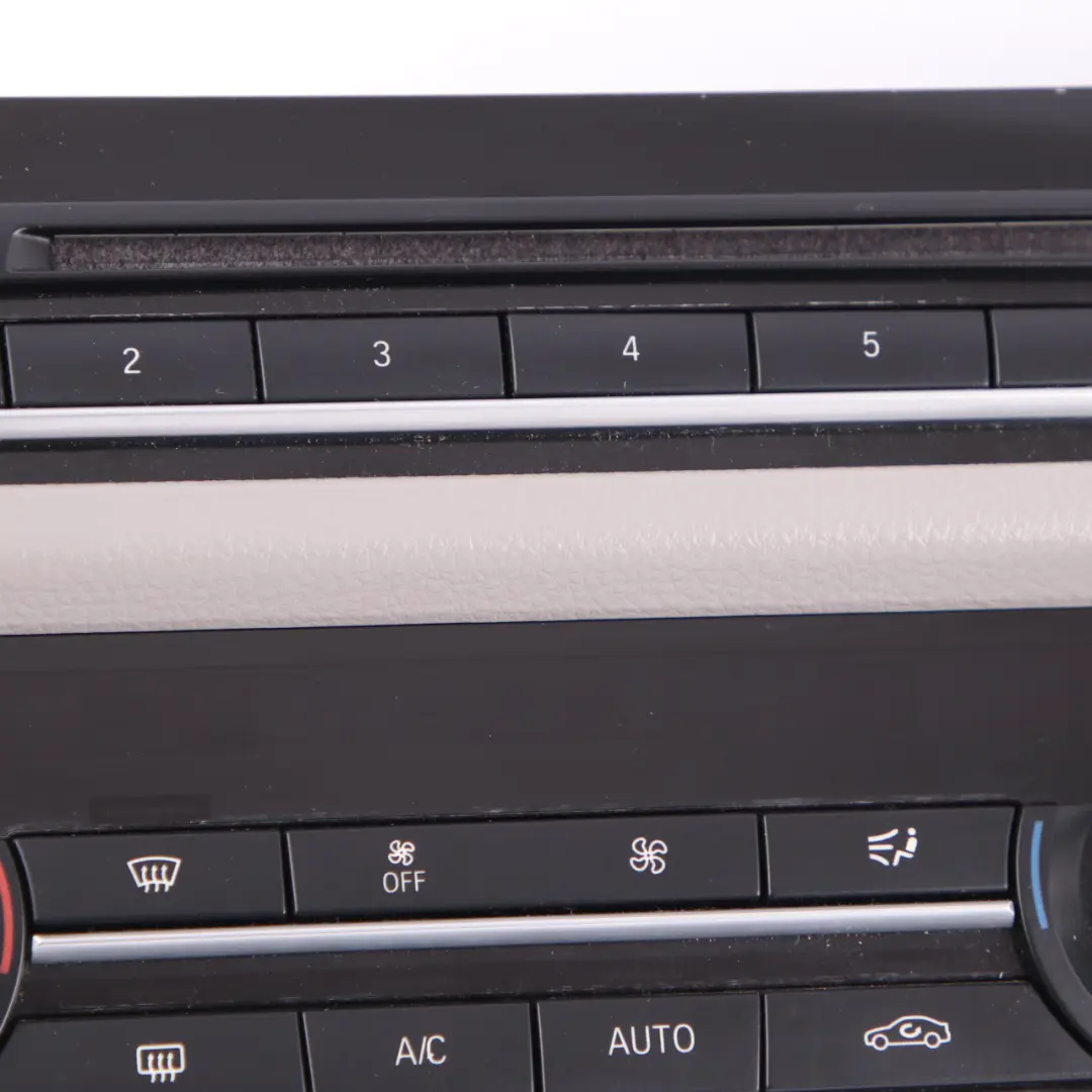 BMW 5 F10 F11 Radio Air Conditioning A/C Control Switch Unit Panel Black 9306149 - SKU 9328424 - Part number 9328424