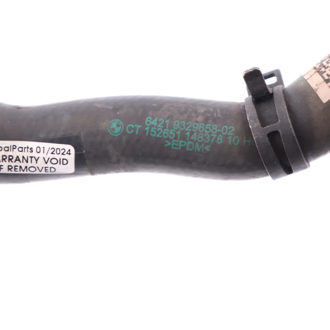  Coolant Return Hose BMW F30 LCI 330e B48X Radiator Cooling Line Pipe - SKU 9329658 - Part number 9329658