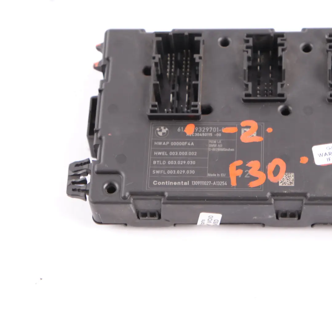 Unité contrôle carrosserie Module REM V2 pour BMW F20 F21 F30 F31 F32 à propos du numéro de pièce 9329701 BMW F20 F21 F30 F31 F32 Unité contrôle carrosserie Module REM V2 - SKU 9329701-2 - Numéro de pièce 9329701