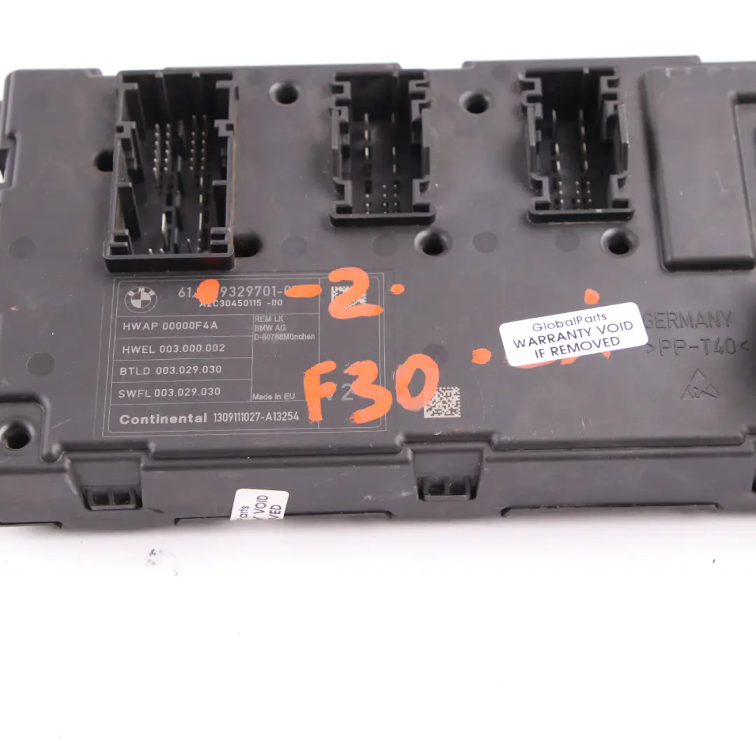 BMW F20 F21 F30 F31 F32 Body Control Unit Module REM V2 - SKU 9329701-2 - Part number 9329701
