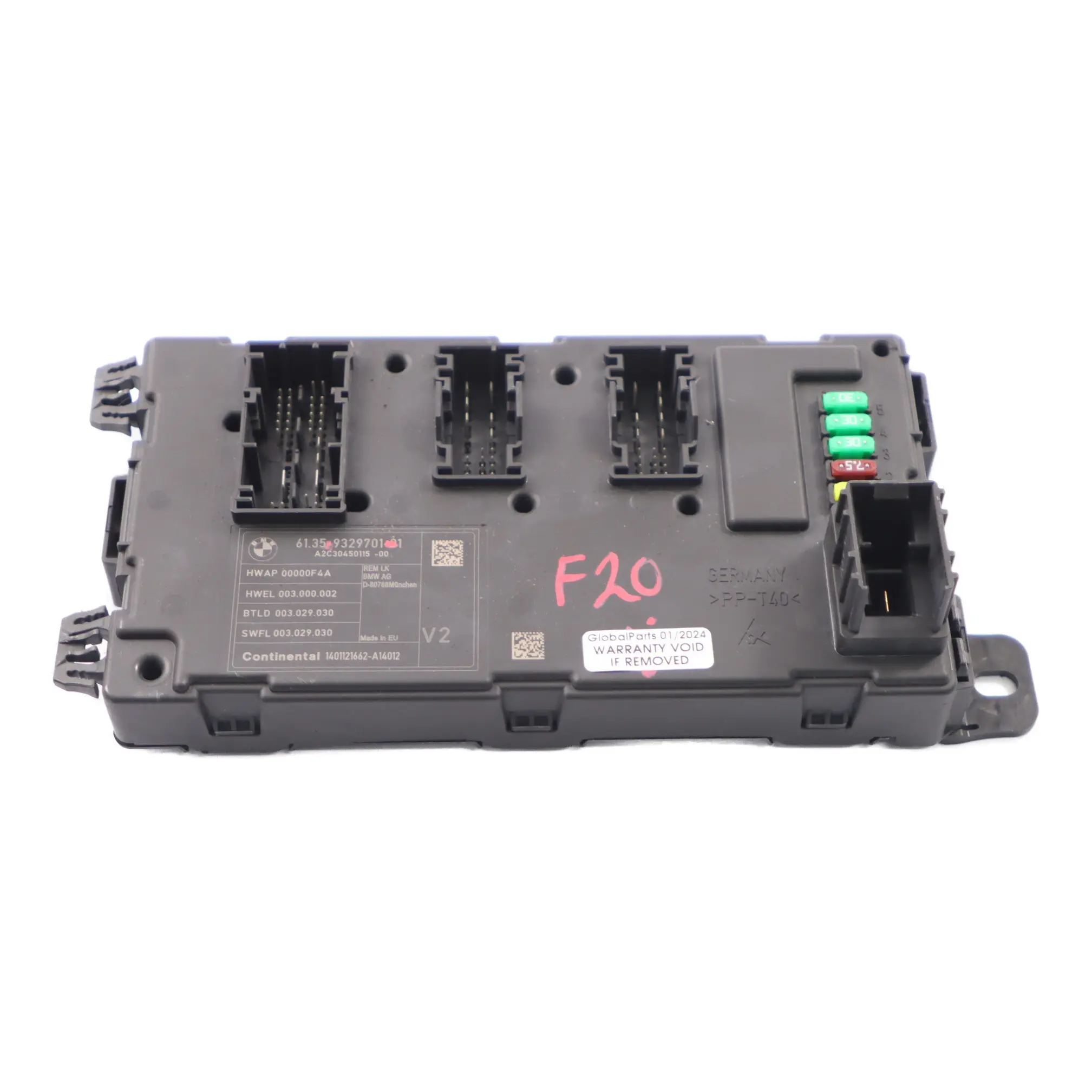 Módulo BCM BMW F20 F21 F30 F31 F32 Unidad Control Carrocería REM V2 9329701