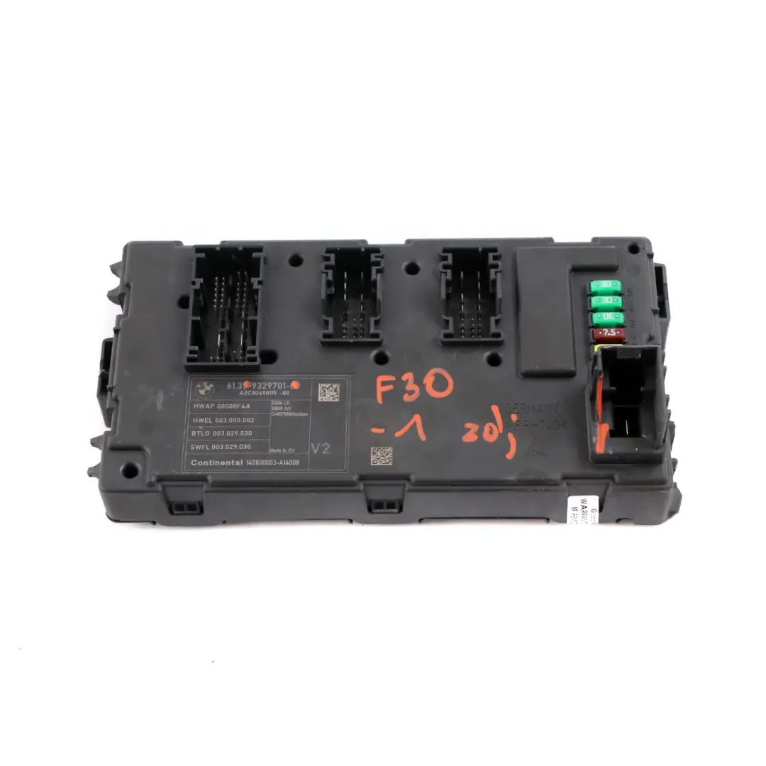 Módulo BCM BMW F20 F21 F30 F31 F32 Unidad Control Carrocería REM V2 para con número de pieza 9329701 Módulo BCM BMW F20 F21 F30 F31 F32 Unidad Control Carrocería REM V2 - SKU 9329701 - Número de pieza 9329701
