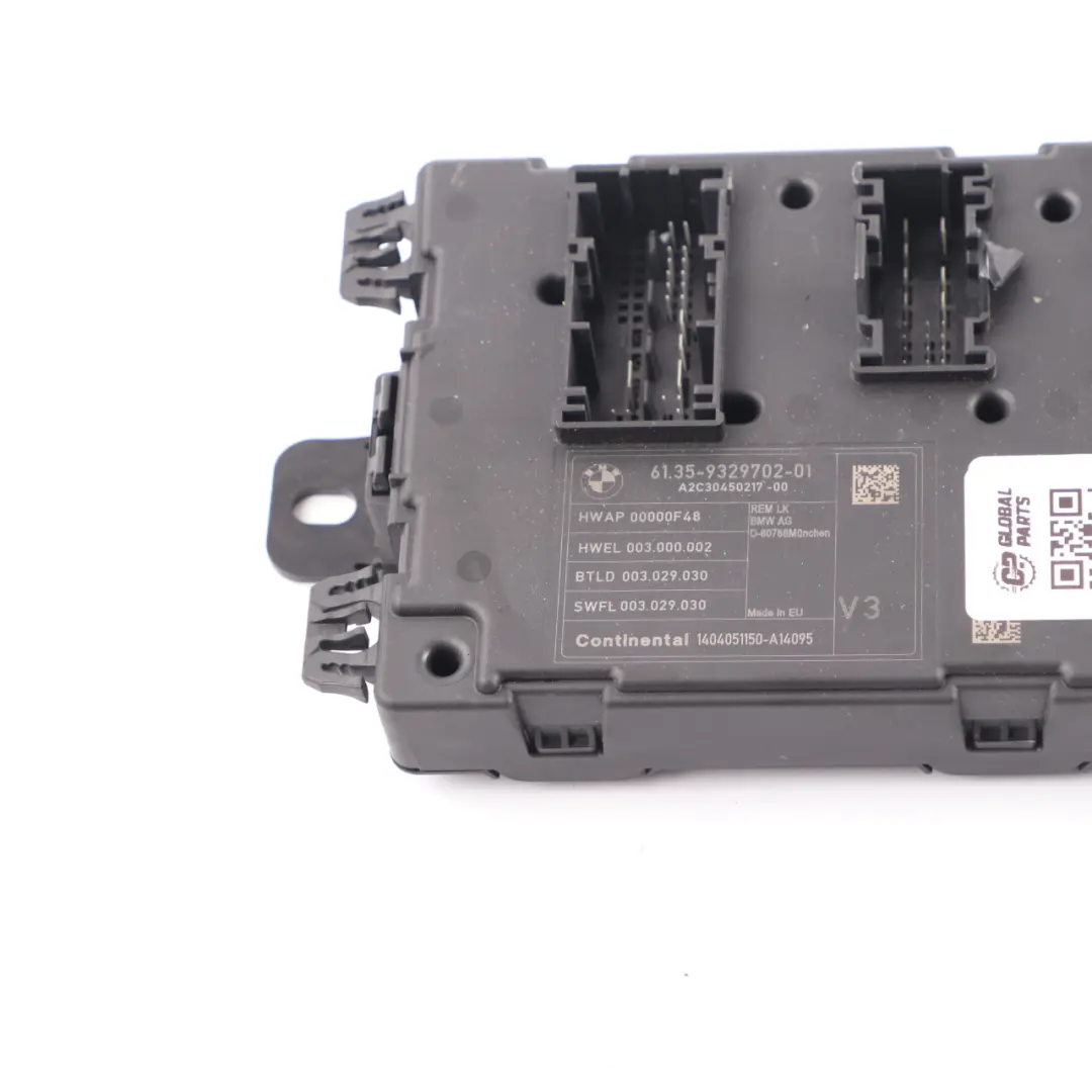 REM Rear Electronic Module Fuse Box Control Unit V3 to BMW F20 F30 F31 with Part number 9329702 BMW F20 F30 F31 REM Rear Electronic Module Fuse Box Control Unit V3 - SKU 9329702-1 - Part number 9329702