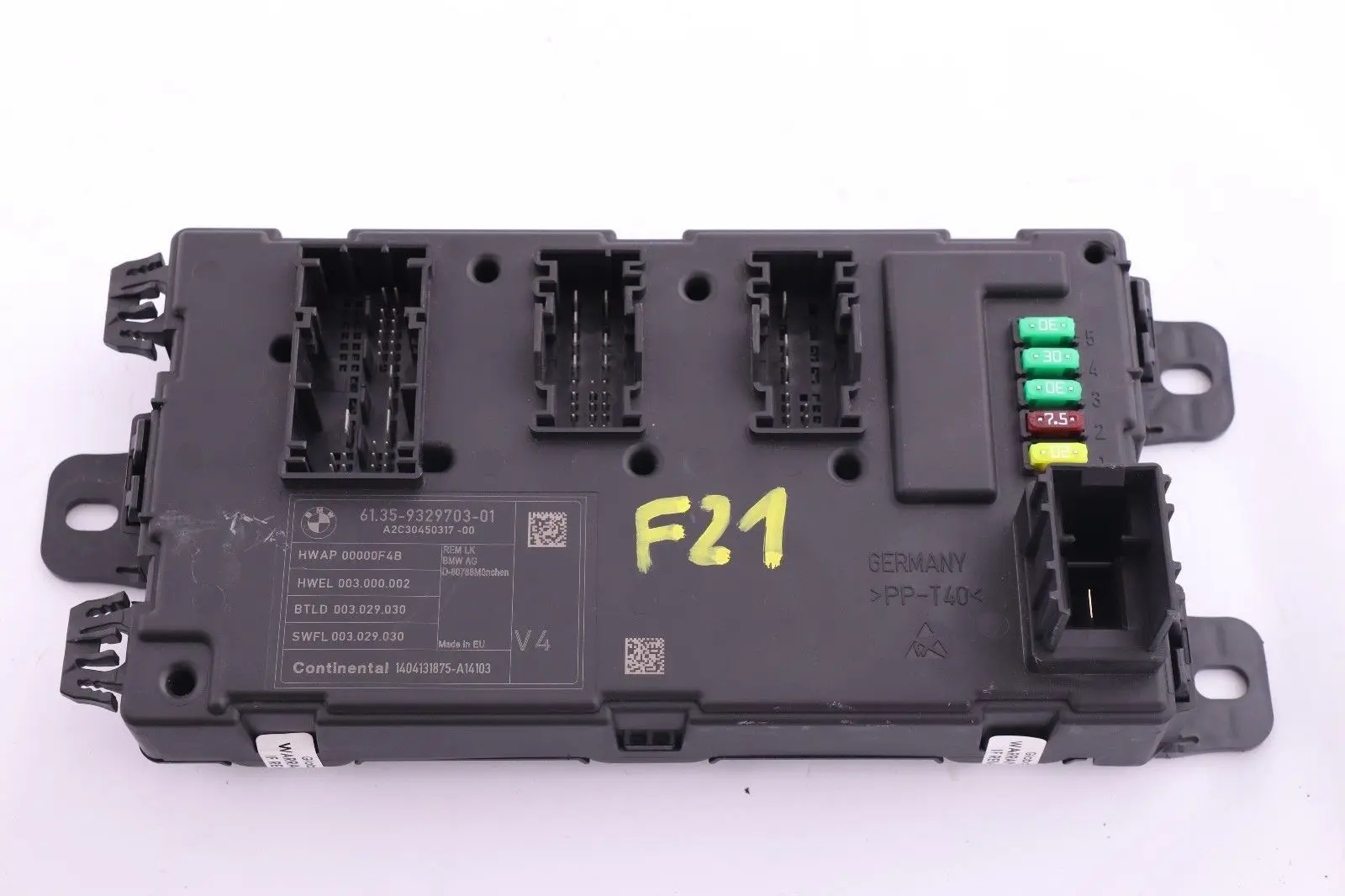 BMW F20 F21 F30 F31 F32 Rear Body Control Unit Module REM 9329703