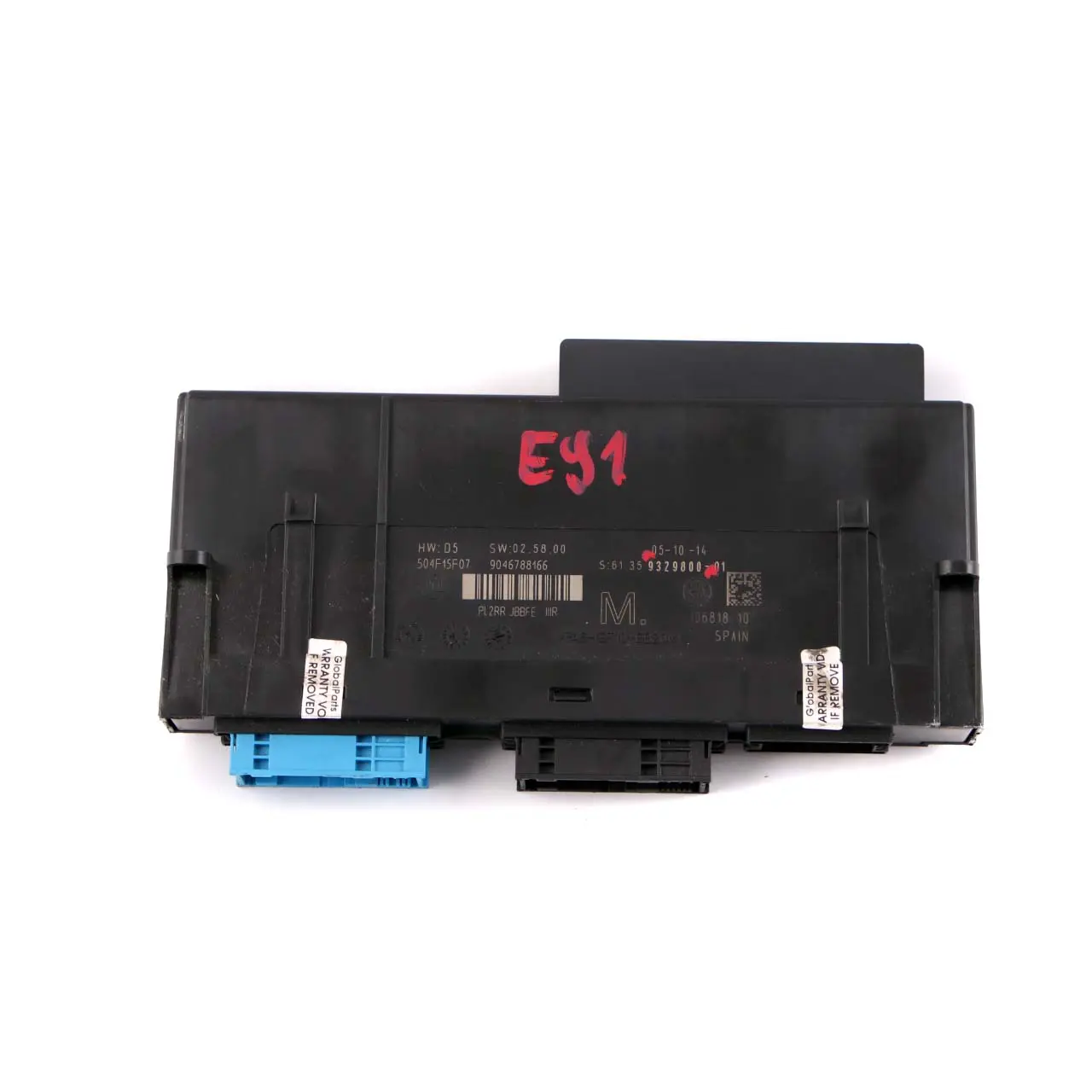 BMW E91 ECU Body Control Module M Junction Box PL2RR JBBFE IIIR 9329800