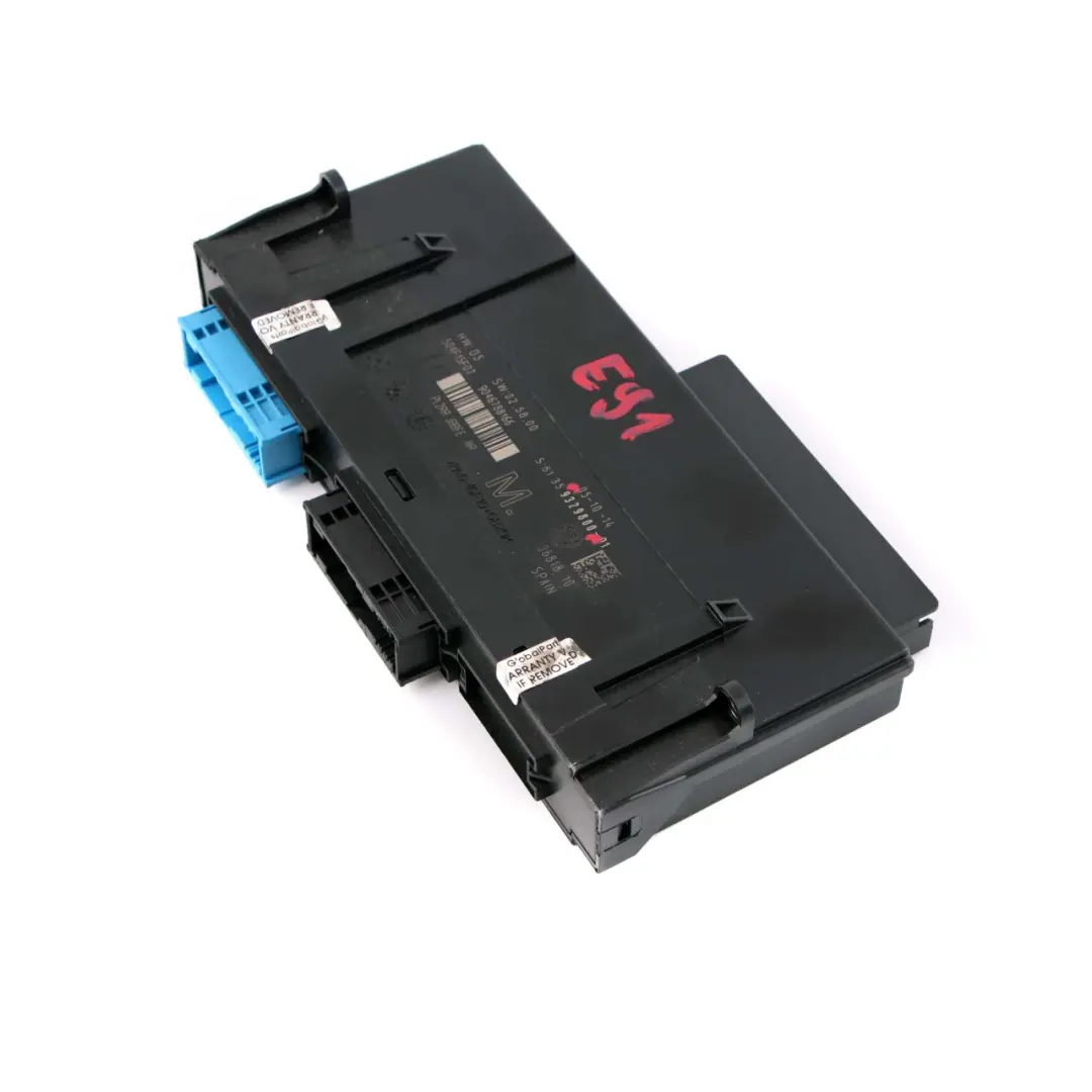 BMW E91 ECU Módulo Control Cuerpo M Caja de Conexiones PL2RR JBBFE IIIR - SKU 9329800 - Número de pieza 9329800
