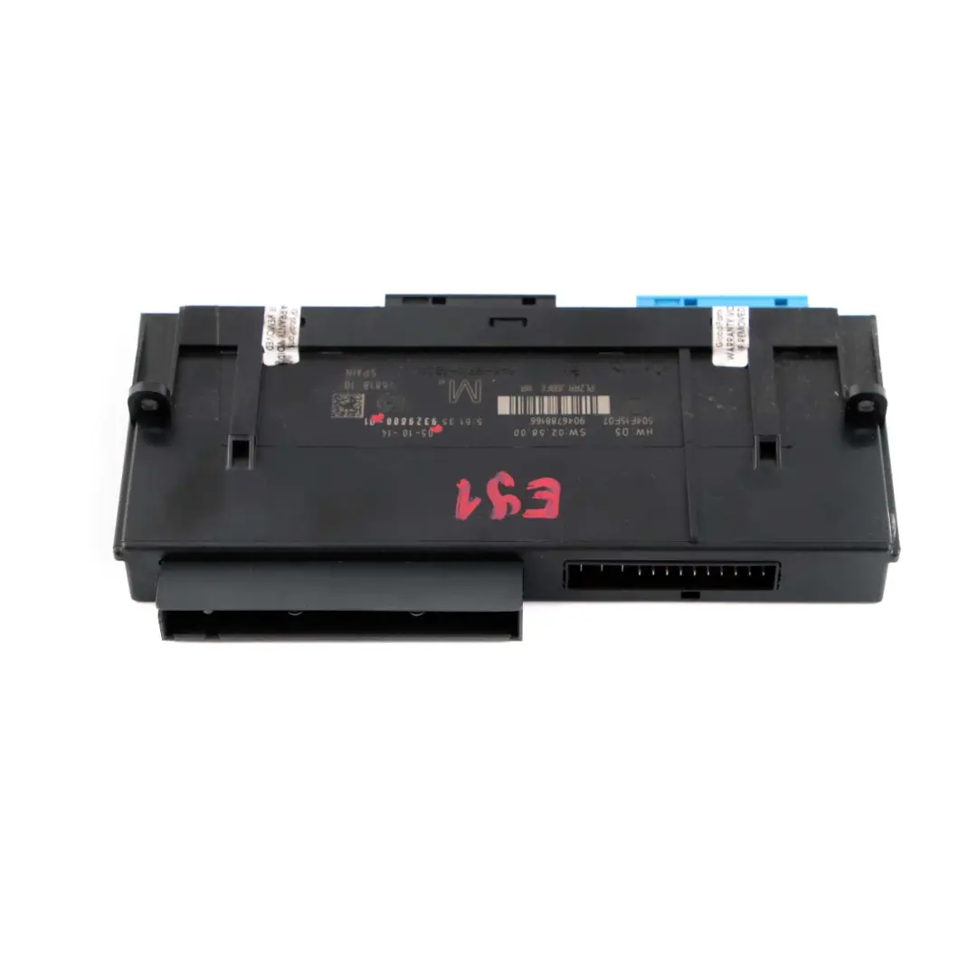 ECU Body Control Module M Junction Box PL2RR JBBFE IIIR BMW 3 E91 - SKU 9329800 - Part number 9329800