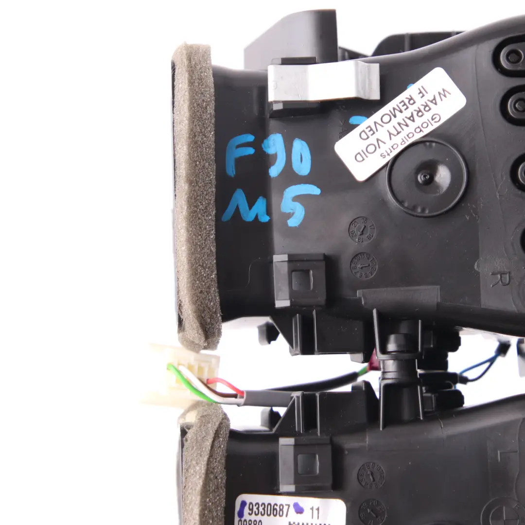 Vent BMW G30 G31 Rear Centre Console Fresh Air Grille to Air with Part number 9330687 Air Vent BMW G30 G31 Rear Centre Console Fresh Air Grille - SKU 9330687 - Part number 9330687