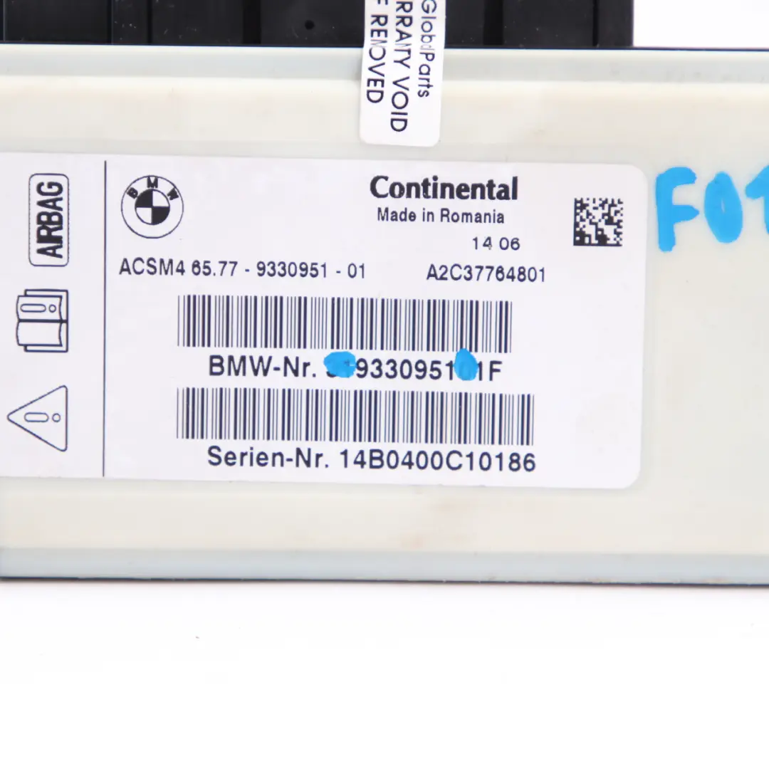 Unité De Commande BMW F01 F07 F10 F11 F25 Module D'Air ECU Continental pour à propos du numéro de pièce 9330951 Unité De Commande BMW F01 F07 F10 F11 F25 Module D'Air ECU Continental - SKU 9330951 - Numéro de pièce 9330951