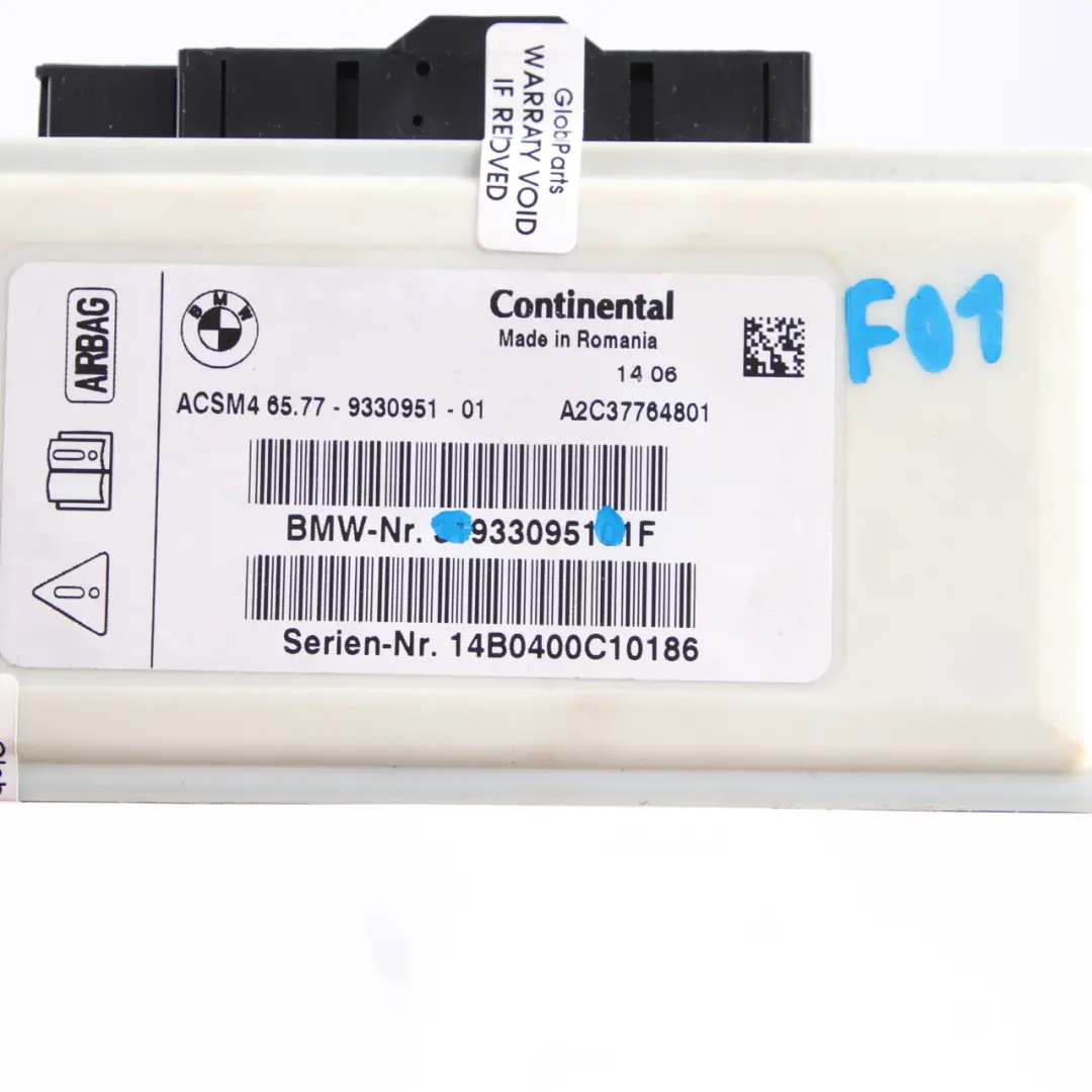 Control Unit BMW F01 F07 F10 F11 F25 Air Module ECU Unit Continental to with Part number 9330951 Control Unit BMW F01 F07 F10 F11 F25 Air Module ECU Unit Continental - SKU 9330951 - Part number 9330951