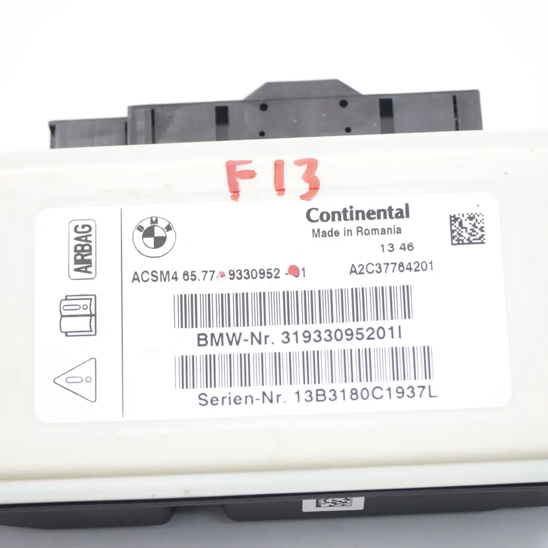 BMW F13 F12 Air Control Module Control Unit ACSM4 - SKU 9330952 - Part number 9330952