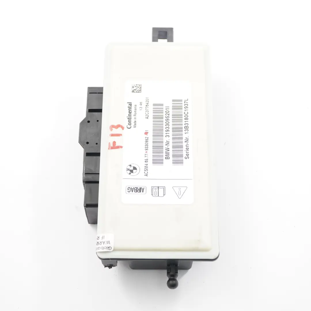 Módulo De Control De Aire Unidad De Control ACSM4 para BMW F13 F12 con número de pieza 9330952 BMW F13 F12 Módulo De Control De Aire Unidad De Control ACSM4 - SKU 9330952 - Número de pieza 9330952