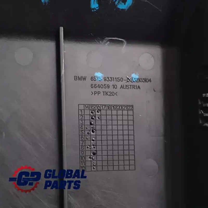 Panneau d'habillage télématique pour BMW F46 à propos du numéro de pièce 9331150 BMW F46 Panneau d'habillage télématique - SKU 9331150 - Numéro de pièce 9331150