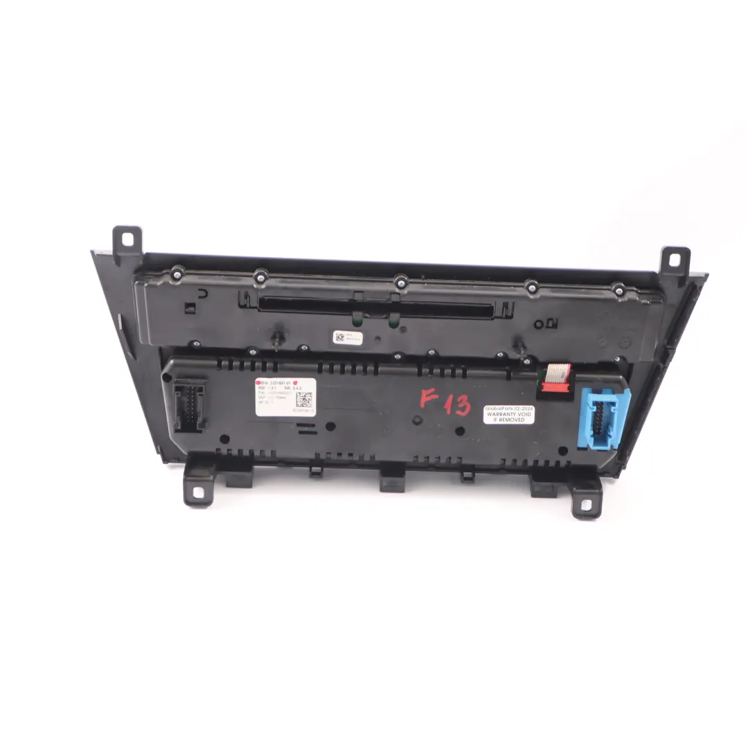 Air Conditioning Panel BMW F06 F12 F13 Climate Control Radio A/C Switch - SKU 9331841 - Part number 9331841