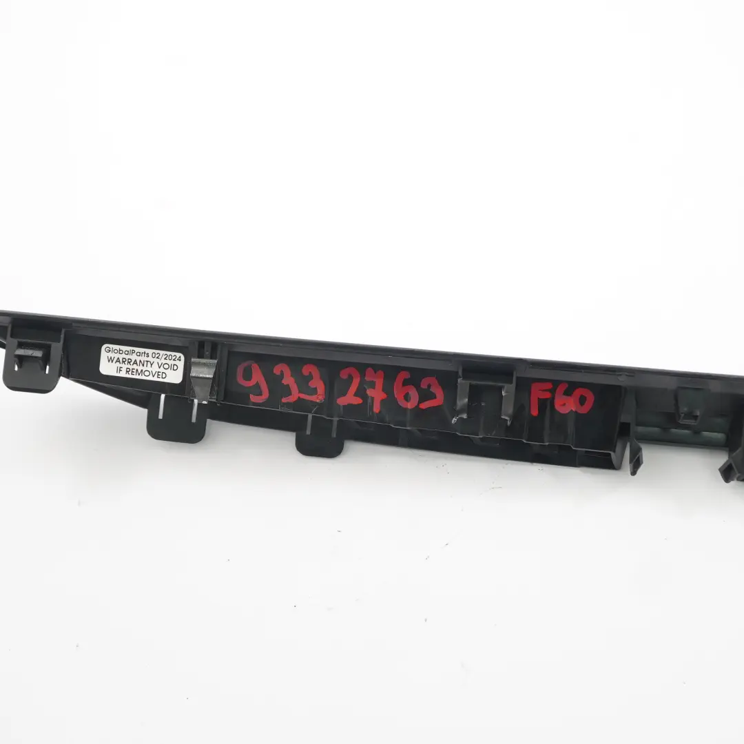 Windshield Air Vent Cover Defroster Trim Center to Mini Countryman F60 with Part number 9332763 Mini Countryman F60 Windshield Air Vent Cover Defroster Trim Center - SKU 9332763 - Part number 9332763
