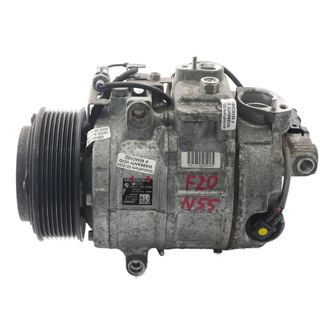 N55 S55 Compressore Aria Condizionata A/C per BMW F20 F21 F80 F82 con numero di parte 9332781 BMW F20 F21 F80 F82 N55 S55 Compressore Aria Condizionata A/C - SKU 9332781 - Numero di parte 9332781
