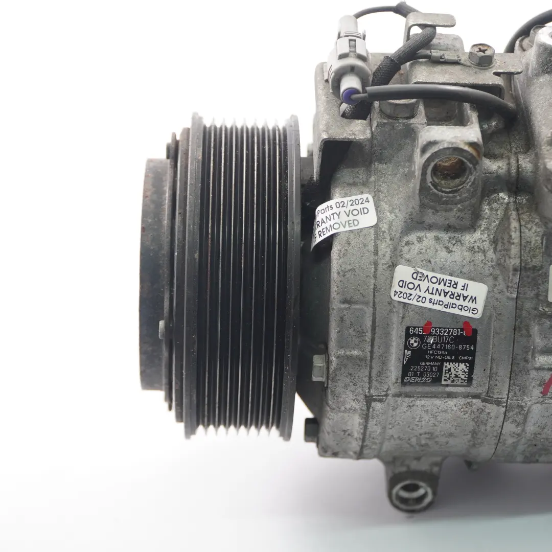 N55 S55 Air Conditioning Compressor Air Con A/C to BMW F20 F21 F80 F82 with Part number 9332781 BMW F20 F21 F80 F82 N55 S55 Air Conditioning Compressor Air Con A/C - SKU 9332781 - Part number 9332781