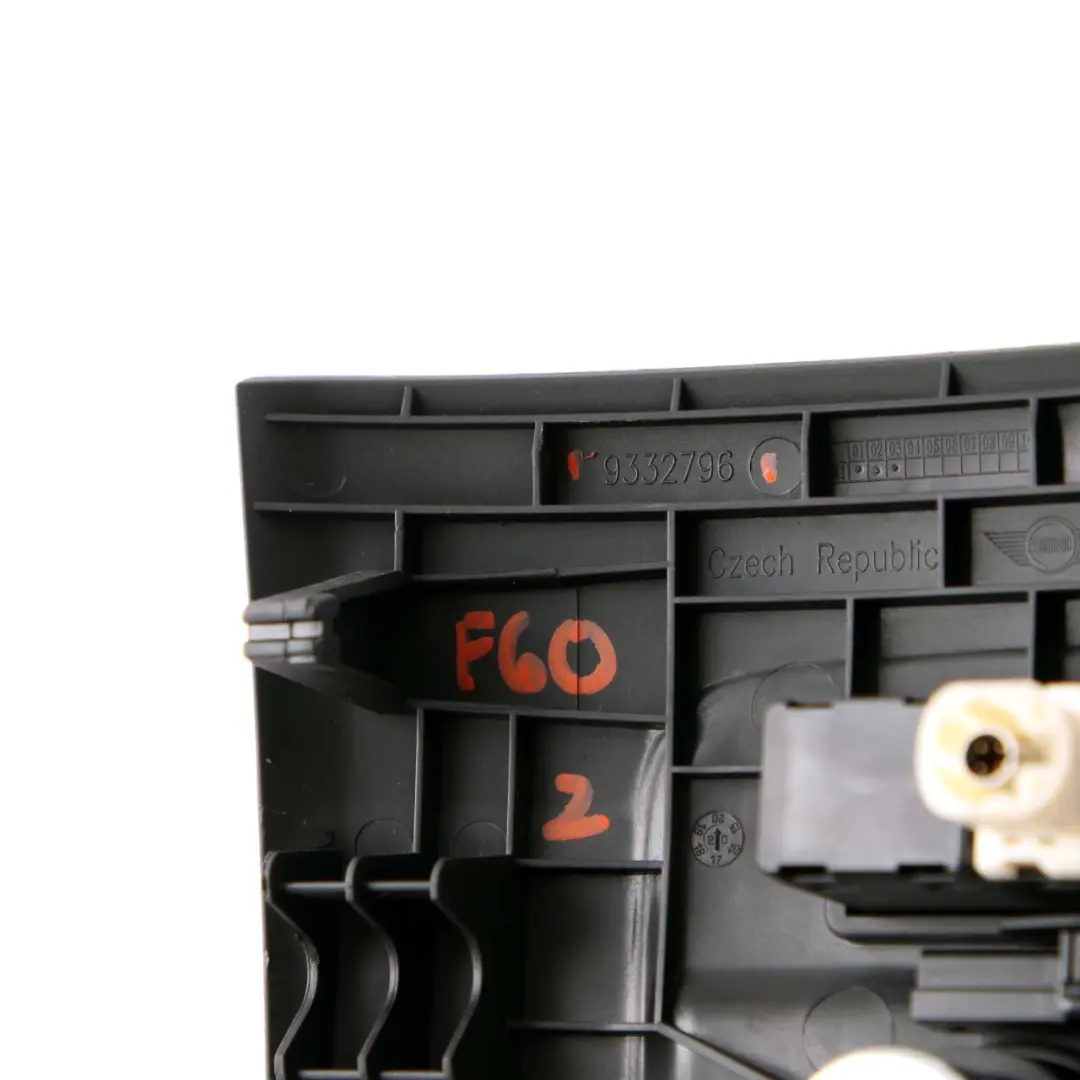 Dasboard Trim Center Lower Media Panel Switch to Mini Countryman F60 with Part number 9332796 Mini Countryman F60 Dasboard Trim Center Lower Media Panel Switch - SKU 9332796 - Part number 9332796