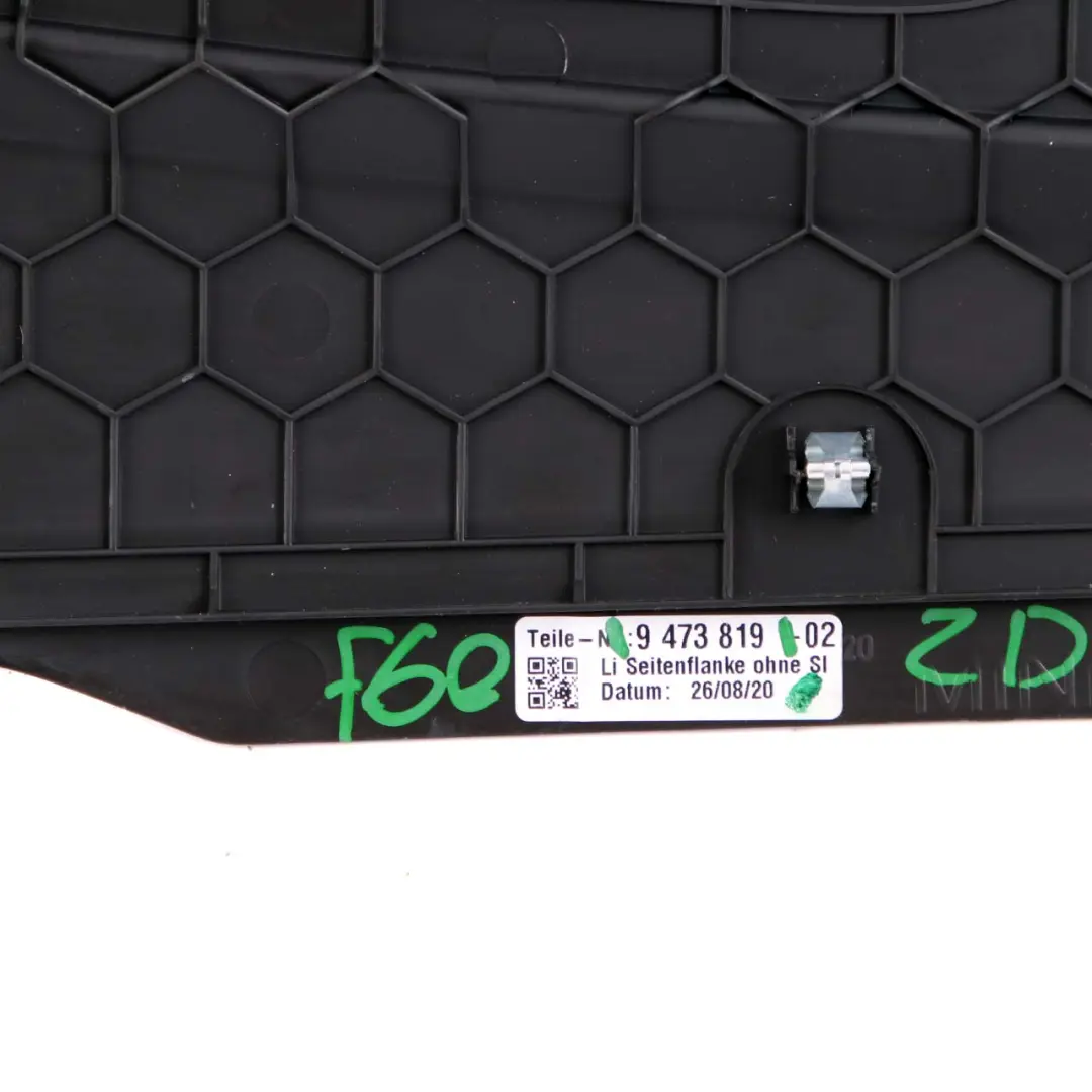 Mini F60 Embellecedor Consola Central Delantera Izquierda Tapa Panel 9473819 - SKU 9333405 - Número de pieza 9333405