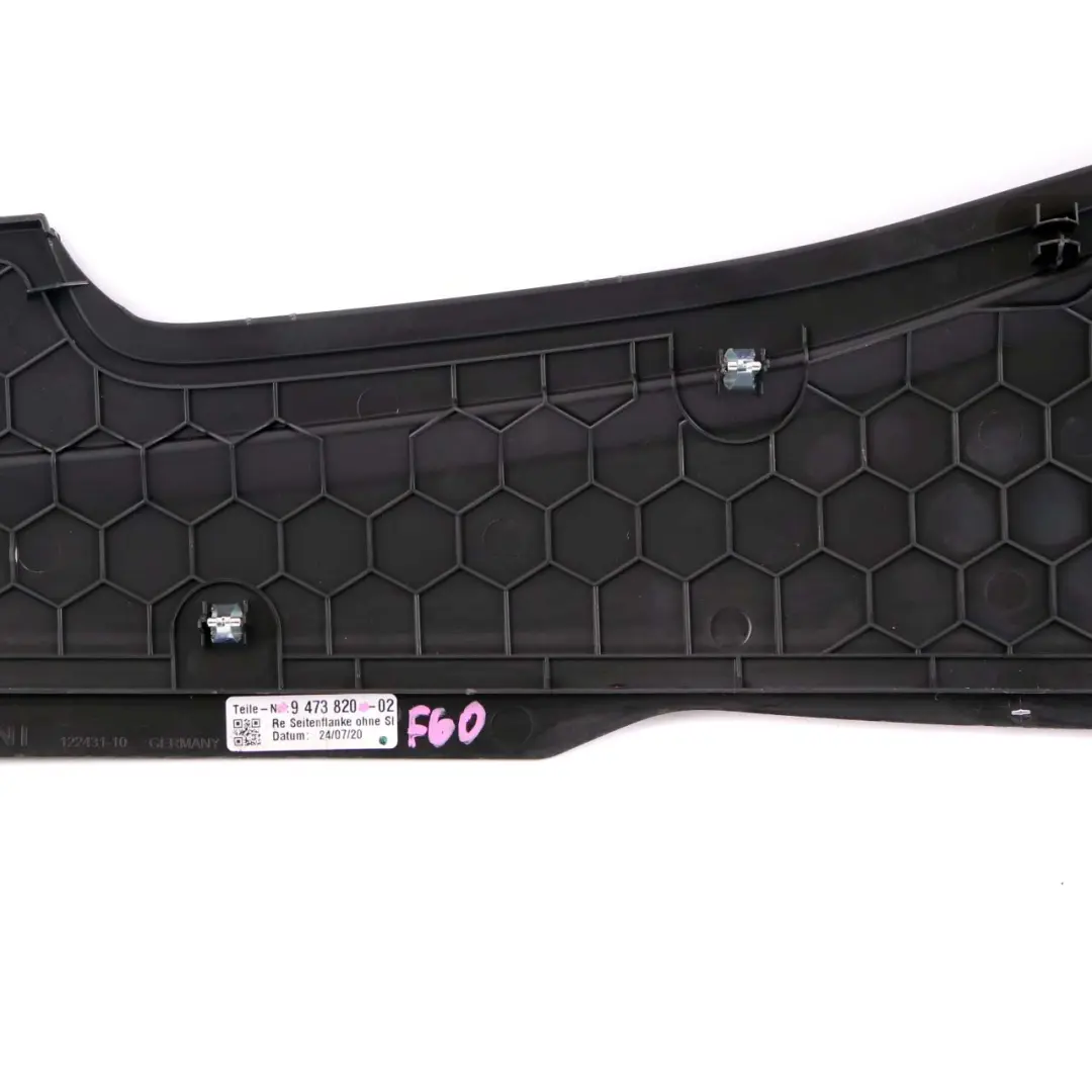 Mini F60 Countryman Embellecedor Consola Central Tapa Delantero Derecho 9473820 - SKU 9333406 - Número de pieza 9333406