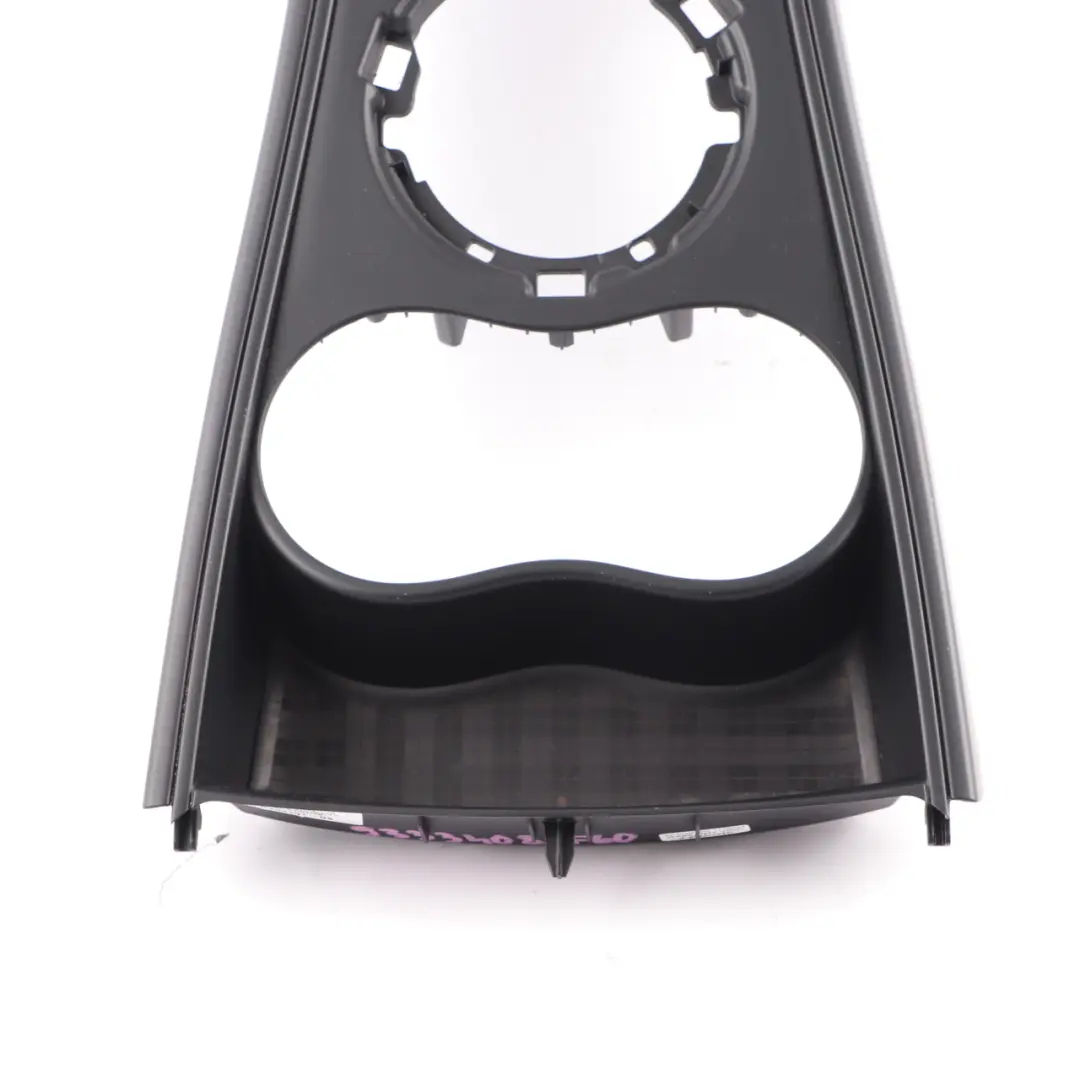 Mini F60 Rivestimento Console Centrale Portabicchieri, Nero 9333407 9370985 - SKU 9333408 - Numero di parte 9333408