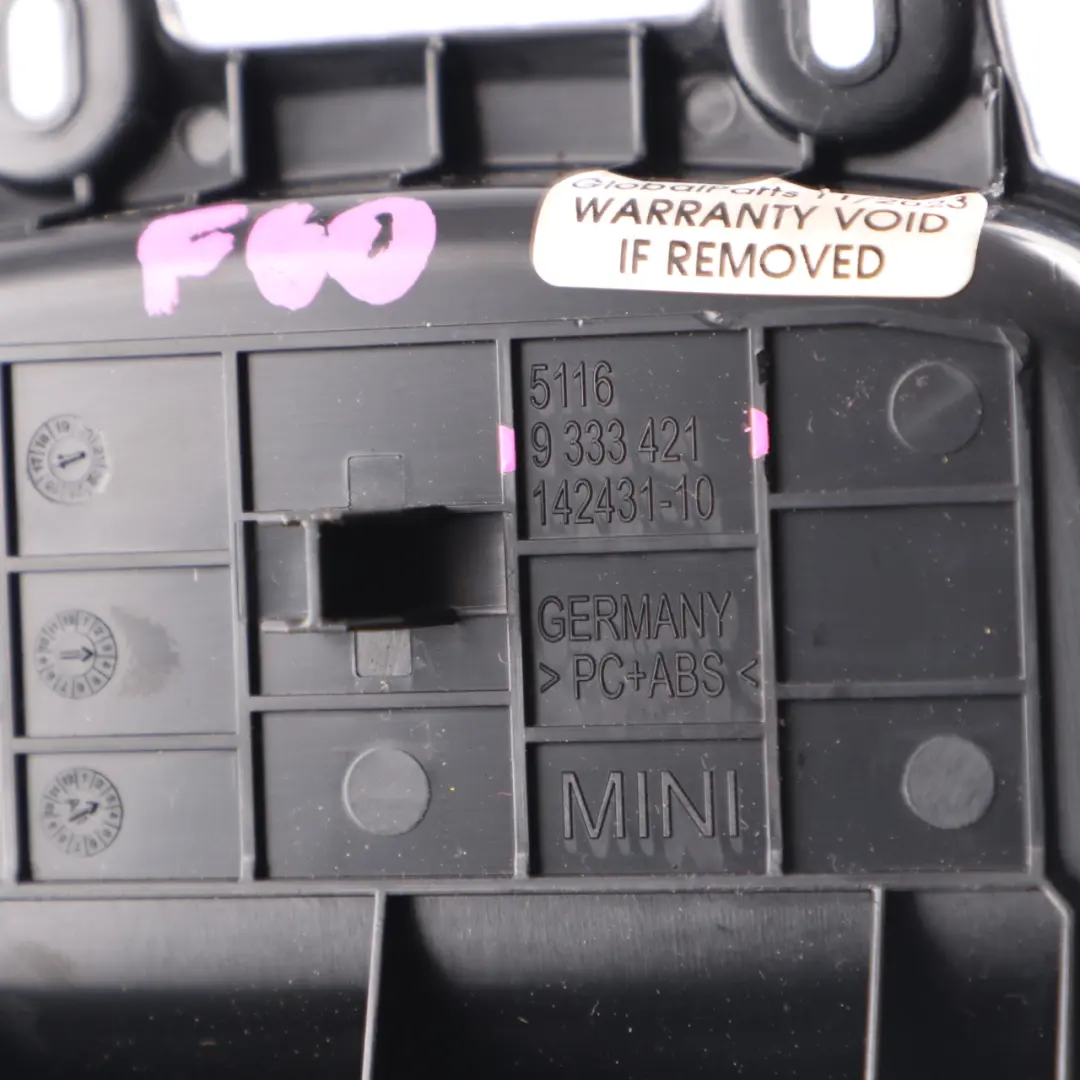 Centre Console Oddments Tray Compartment Storage to Mini Countryman F60 with Part number 9333421 Mini Countryman F60 Centre Console Oddments Tray Compartment Storage - SKU 9333421 - Part number 9333421