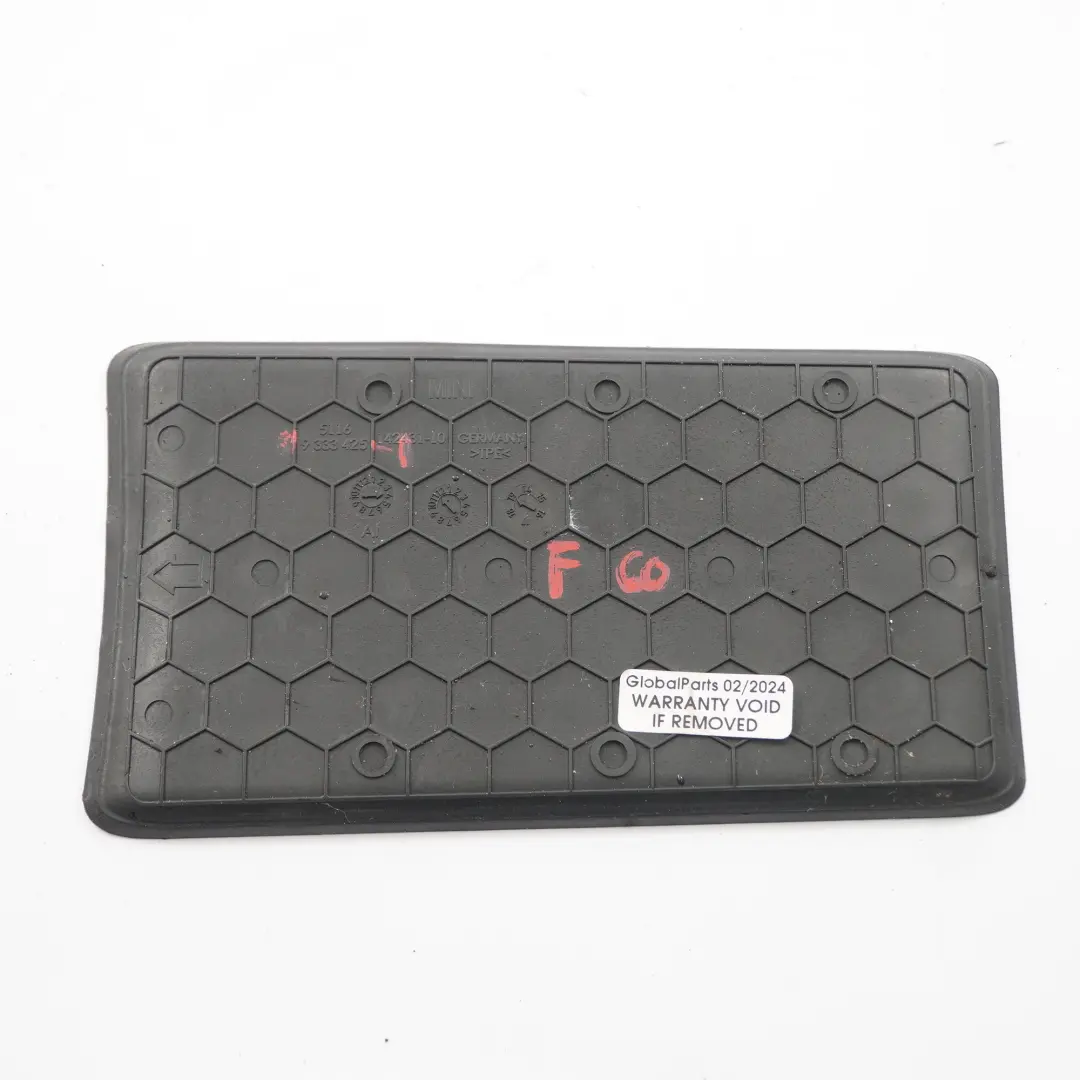 Mini Countryman F60 Mat Insert Centre Console Storage Compartment Rubber - SKU 9333425-1 - Part number 9333425