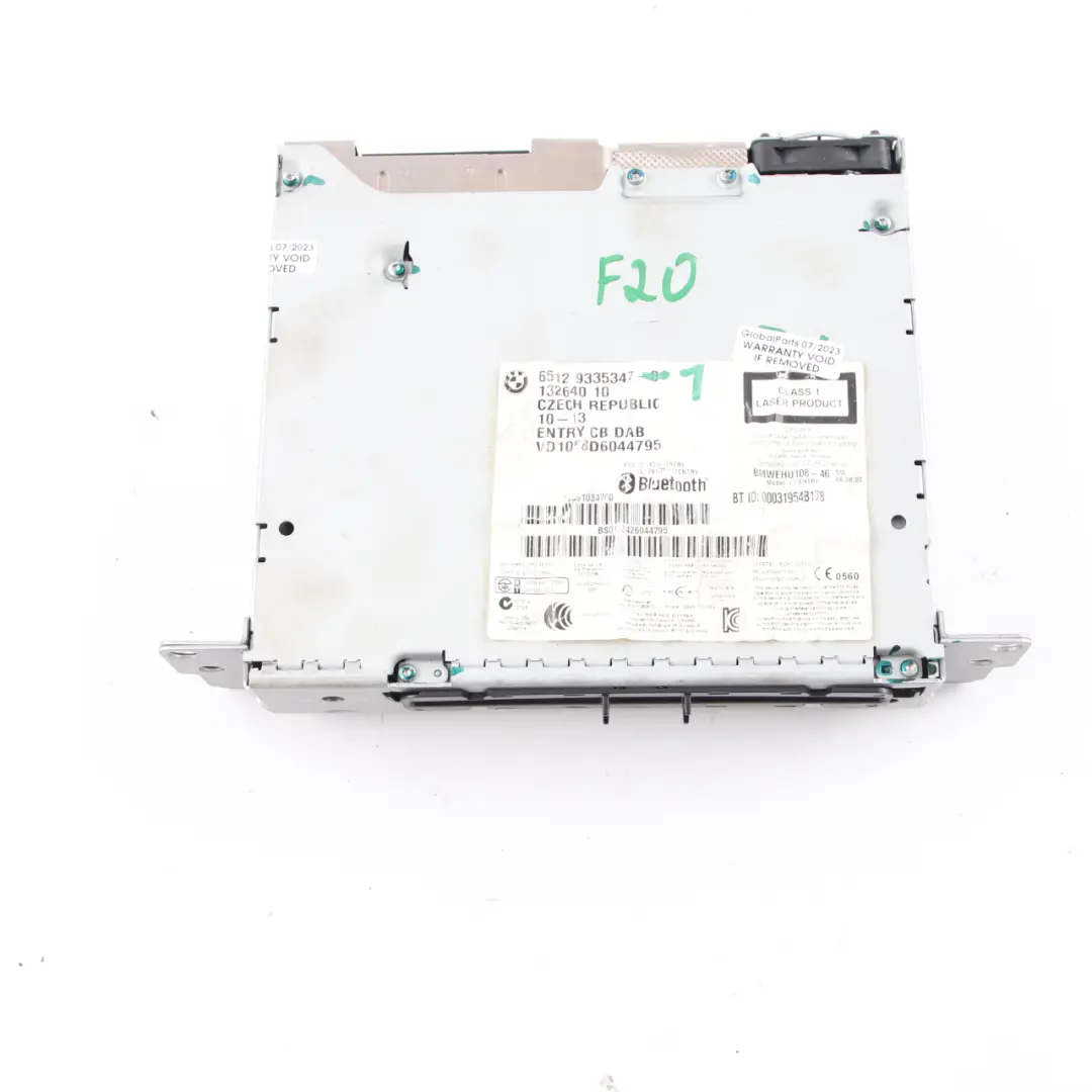 Radio-Player BMW F20 F21 F30 F31 CD DAB Hauptgerät Audio-Player für mit Teilenummer 9335347 Radio-Player BMW F20 F21 F30 F31 CD DAB Hauptgerät Audio-Player - SKU 9335347-1 - Teilenummer 9335347